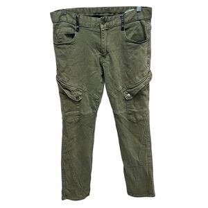 Volero women’s Kevlar motorcycle pants green cargo with pockets for pads small